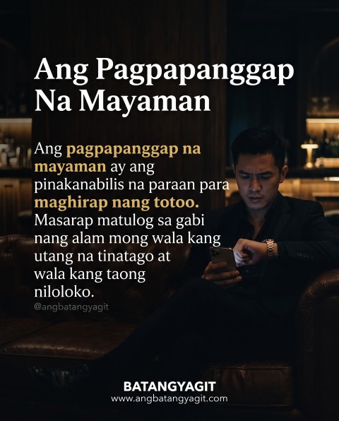 Ang Pagpapanggap Na Mayaman: Bakit Ka Baon Sa Utang?