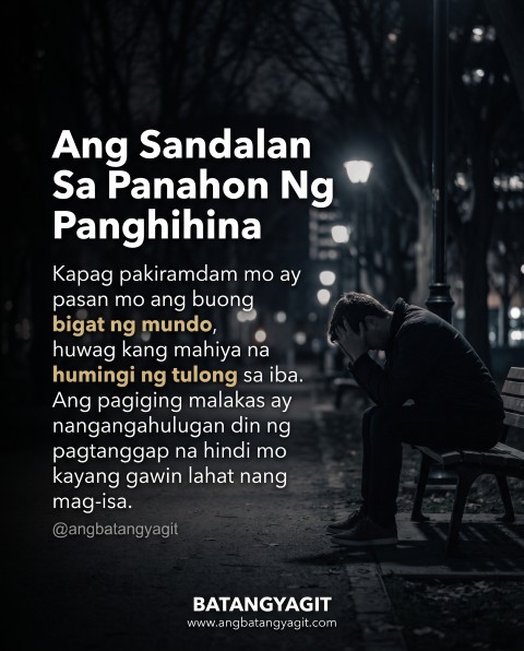 Ang Sandalan Sa Panahon Ng Panghihina 