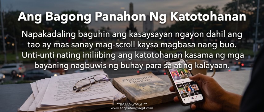Kape at Katotohanan: Bakit Madaling Baguhin ang Kasaysayan Natin?