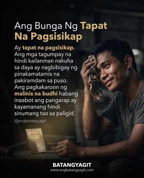 Bunga ng Tapat na Pagsisikap: Matamis na Tagumpay!
