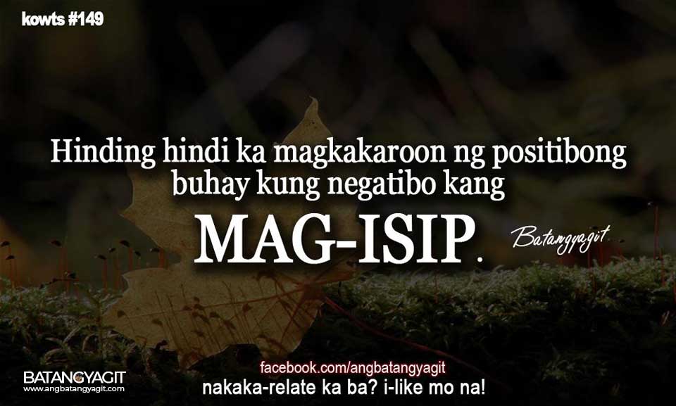Kowts #149: HInding hindi ka magkakaroon ng positibong buhay kung negatibo ka mag-isip